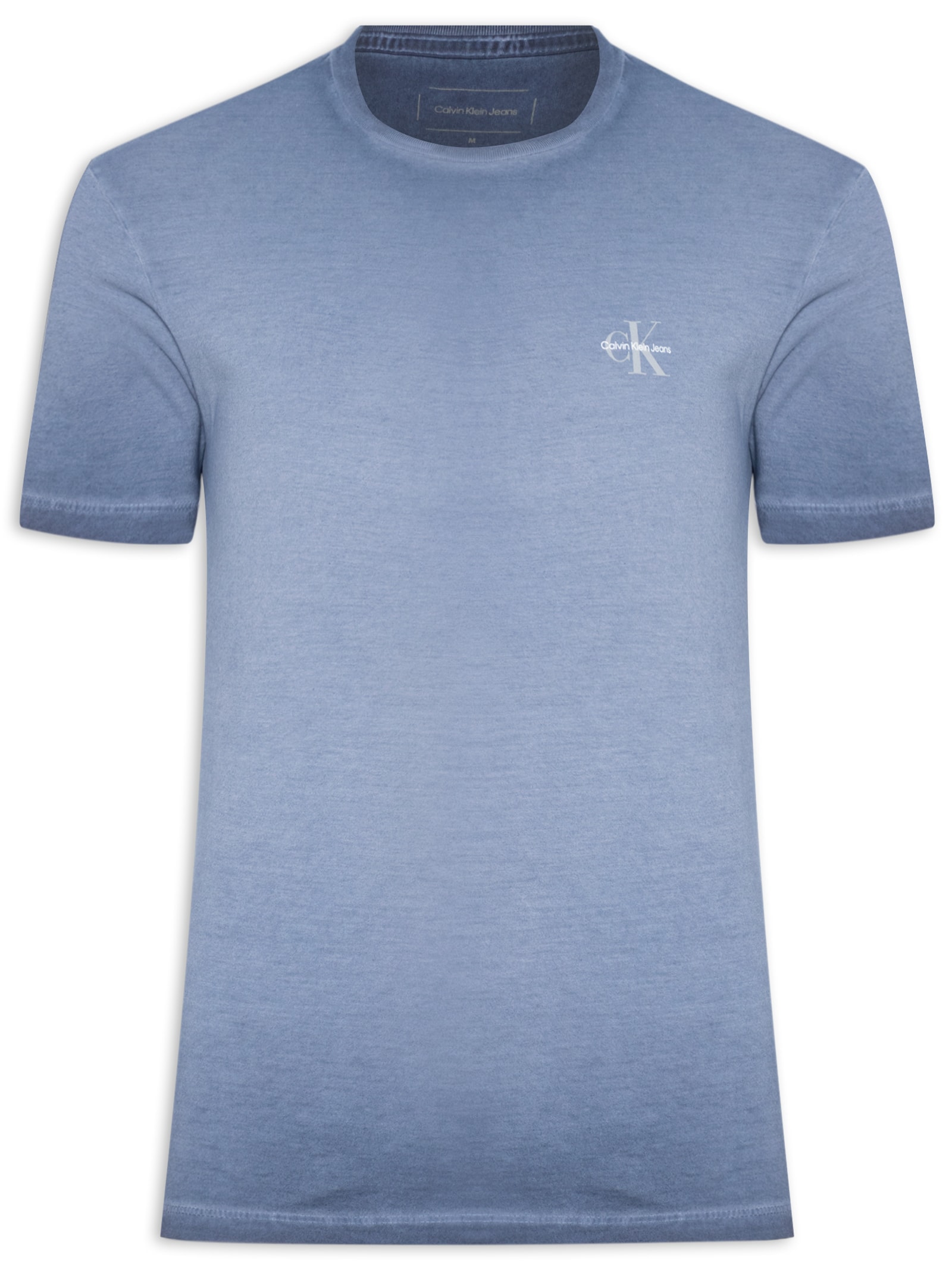 Camiseta Masculina Reissue Tinto Sujo Azul Calvin Klein Jeans