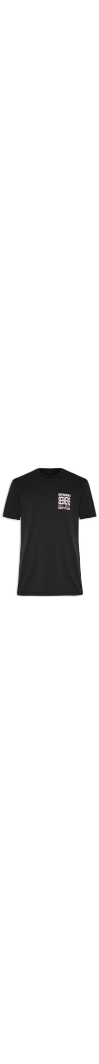 Camiseta Masculina Relaxed Contemporary Black - Preto