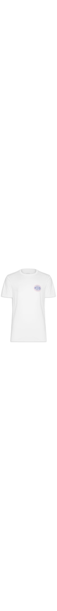 Camiseta Masculina Relaxed Core - Branco
