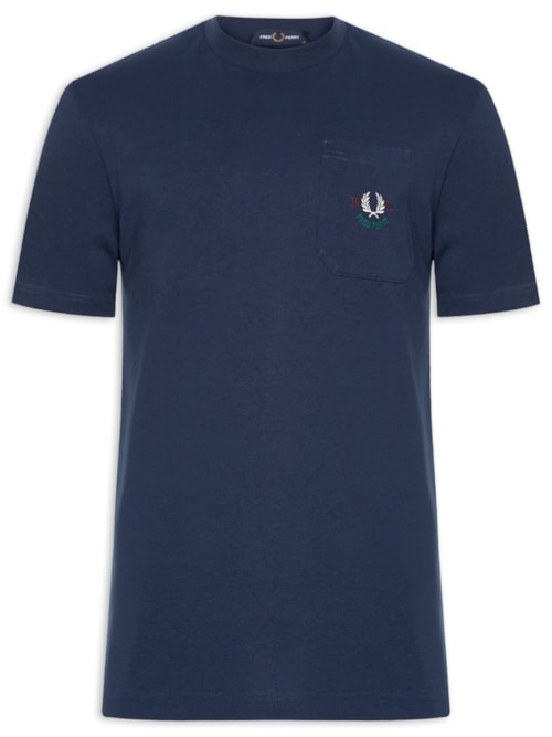 Camiseta Masculina Relaxed Fit 1952 Logo – Azul