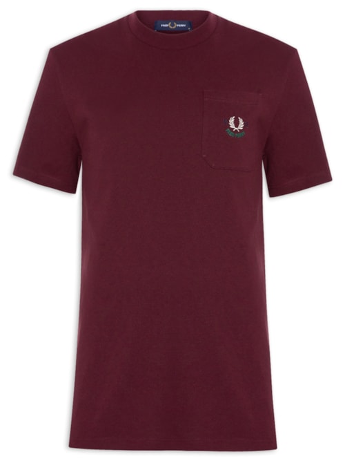 Camiseta Masculina Relaxed Fit 1952 Logo – Vinho