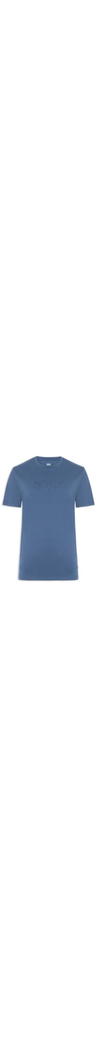 Camiseta Masculina Relaxed Fit - Azul