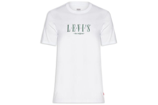 Camiseta Masculina Relaxed Fit - Branco