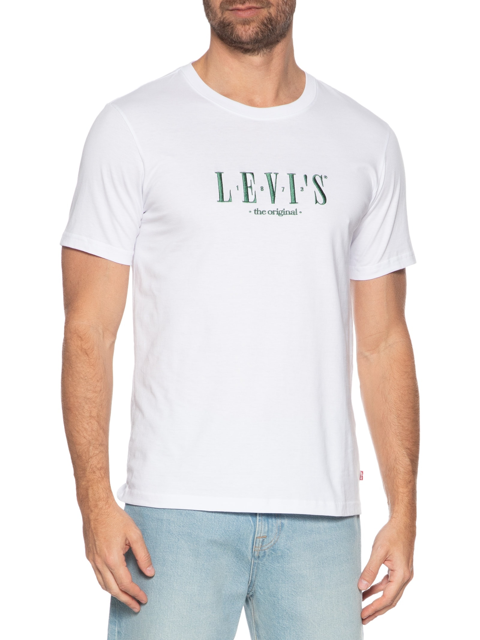 Camiseta Masculina Relaxed Fit Branco Levi's