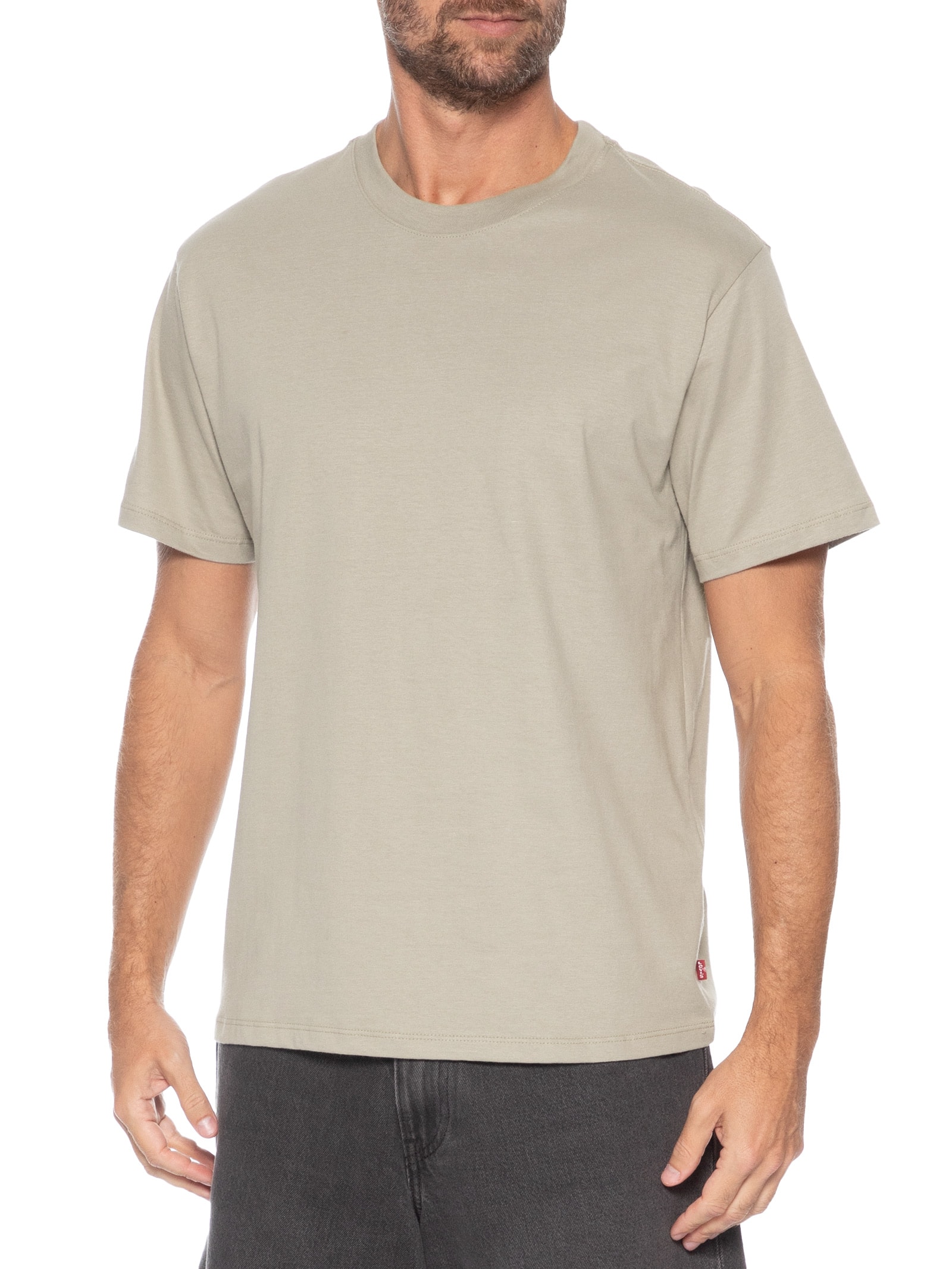 Camiseta Masculina Relaxed Fit Essential Bege Levi's