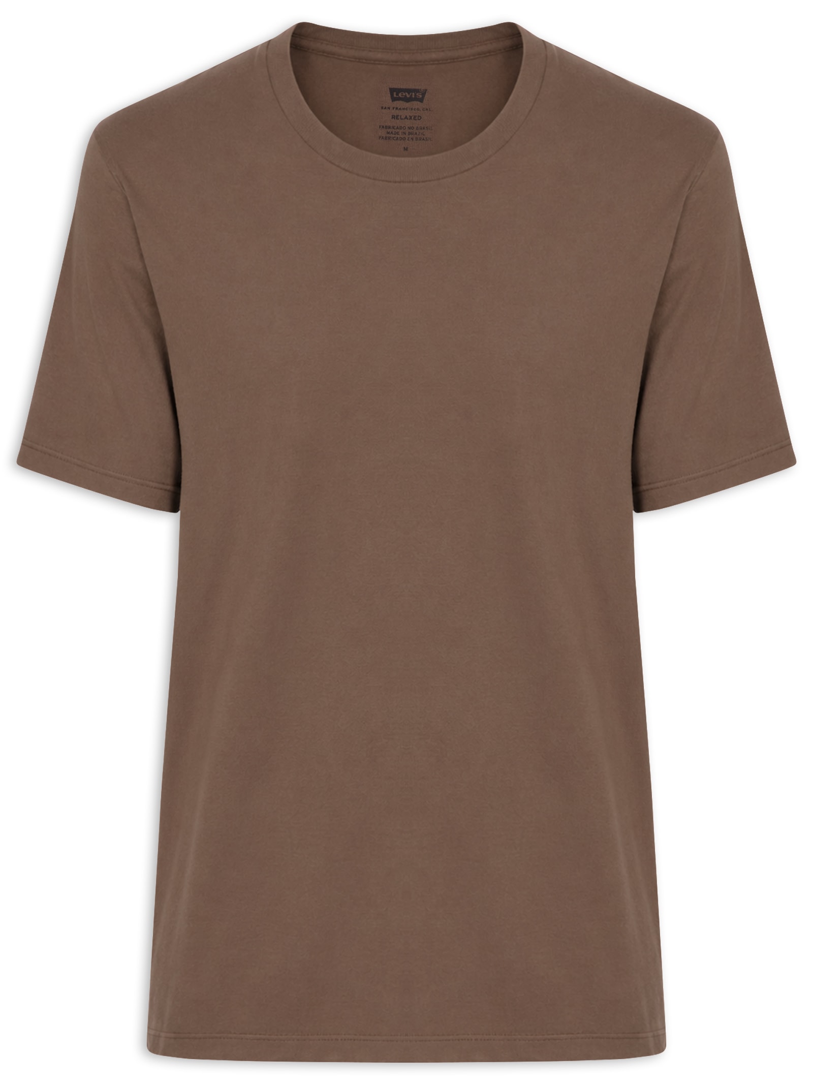 Camiseta Masculina Relaxed Fit Essential Marrom Levi's