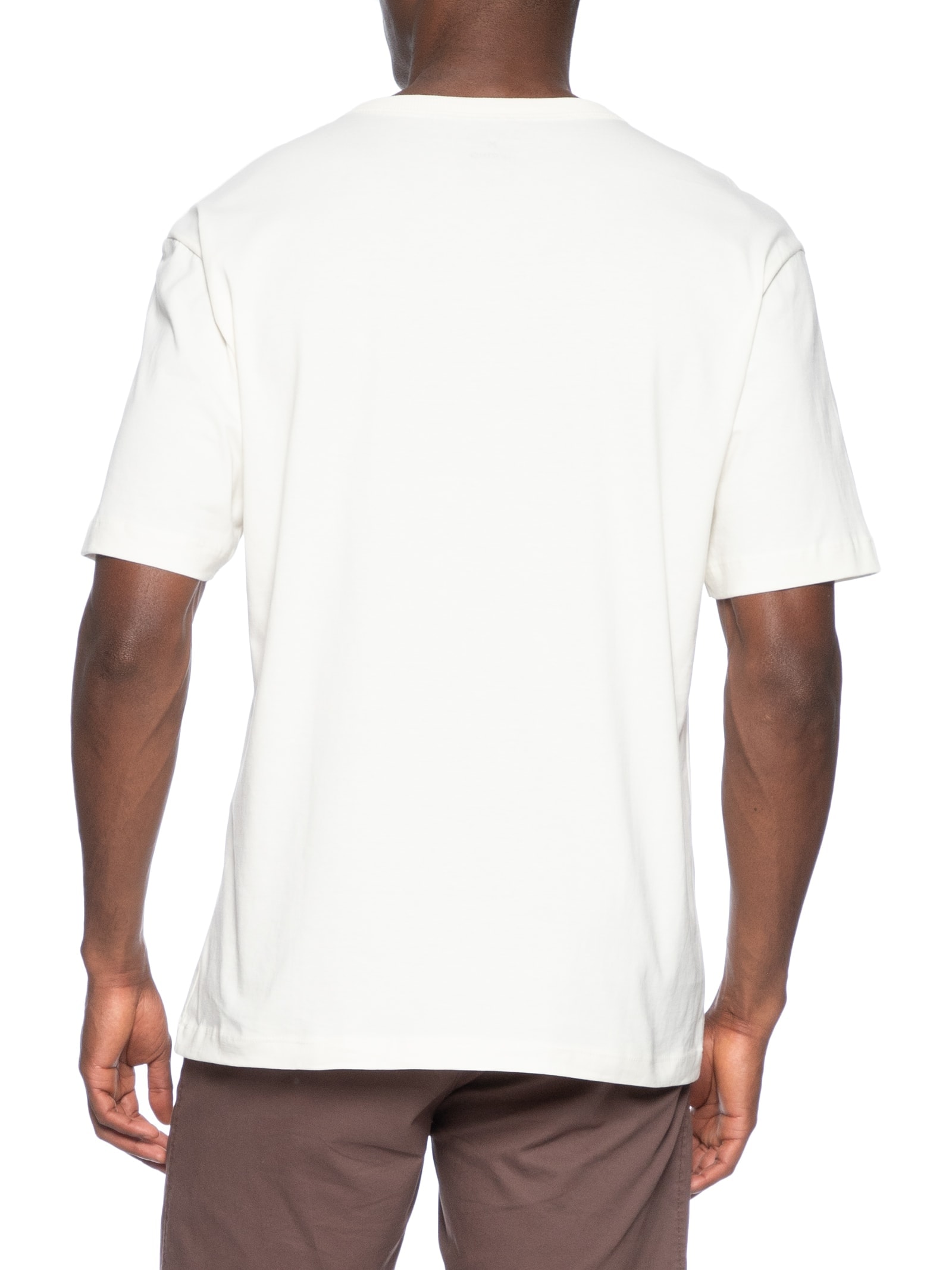 Camiseta Masculina Relaxed Fit Estampada Branco Hering