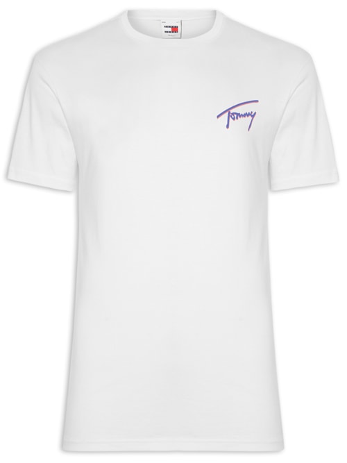 Camiseta Masculina Relaxed Fit Faded Graphic – Branco