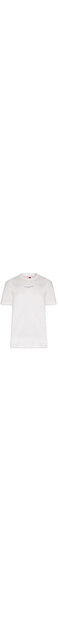 Camiseta Masculina Relaxed Fit Linear Logo - Branco