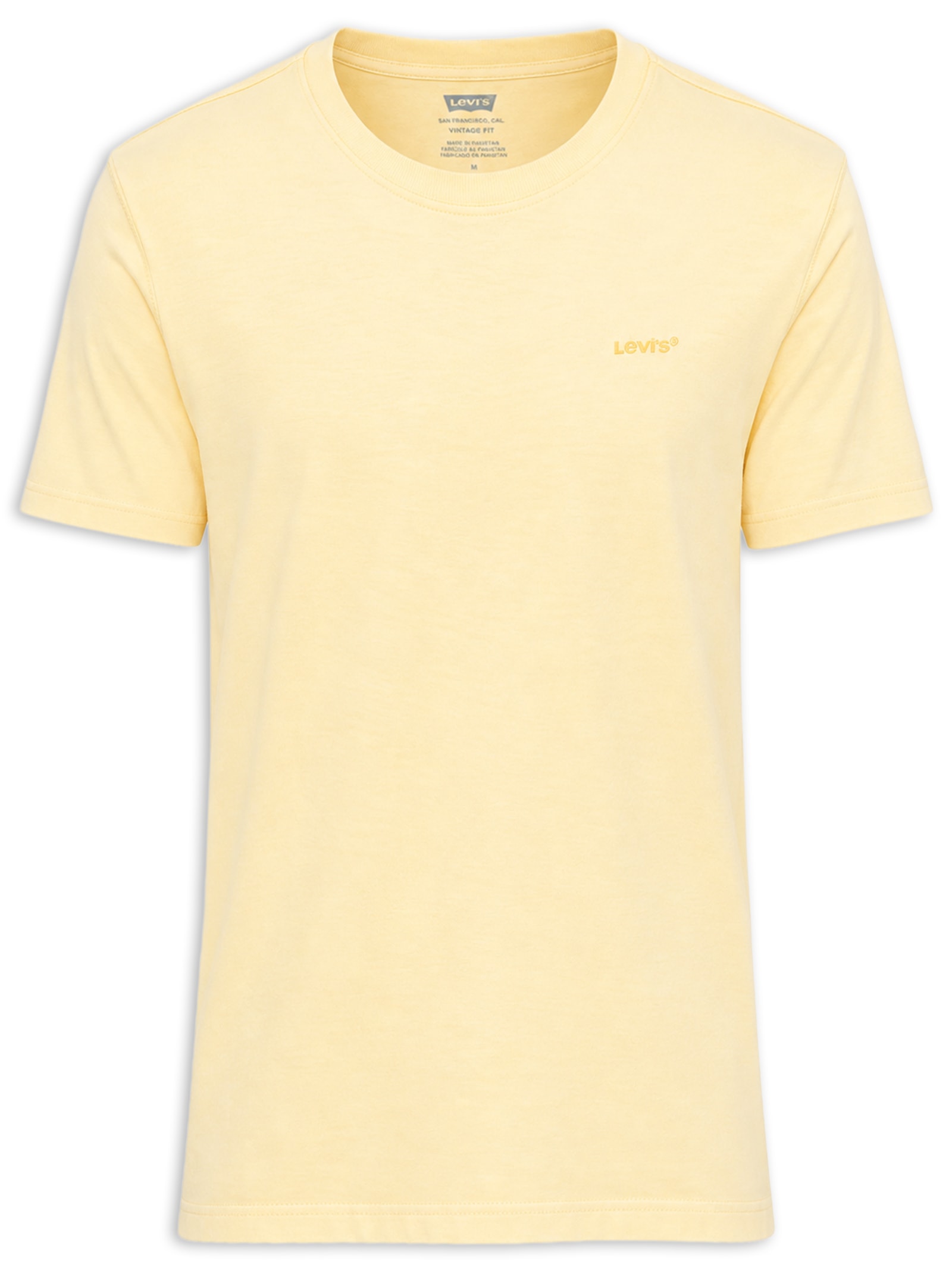 Camiseta Masculina Relaxed Fit Red Tab Vintage Amarelo Levi's
