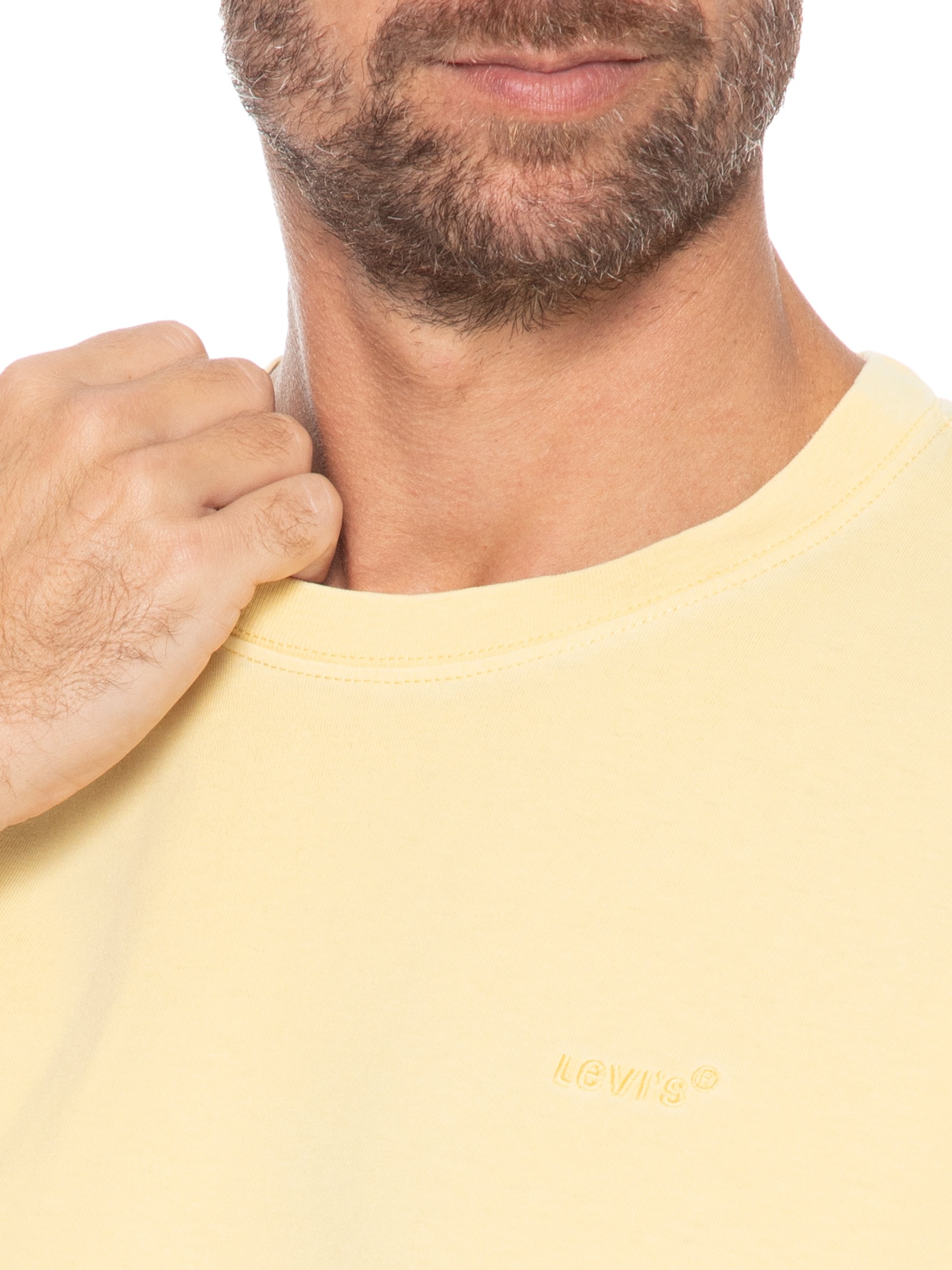 Camiseta Masculina Relaxed Fit Red Tab Vintage Amarelo Levi's