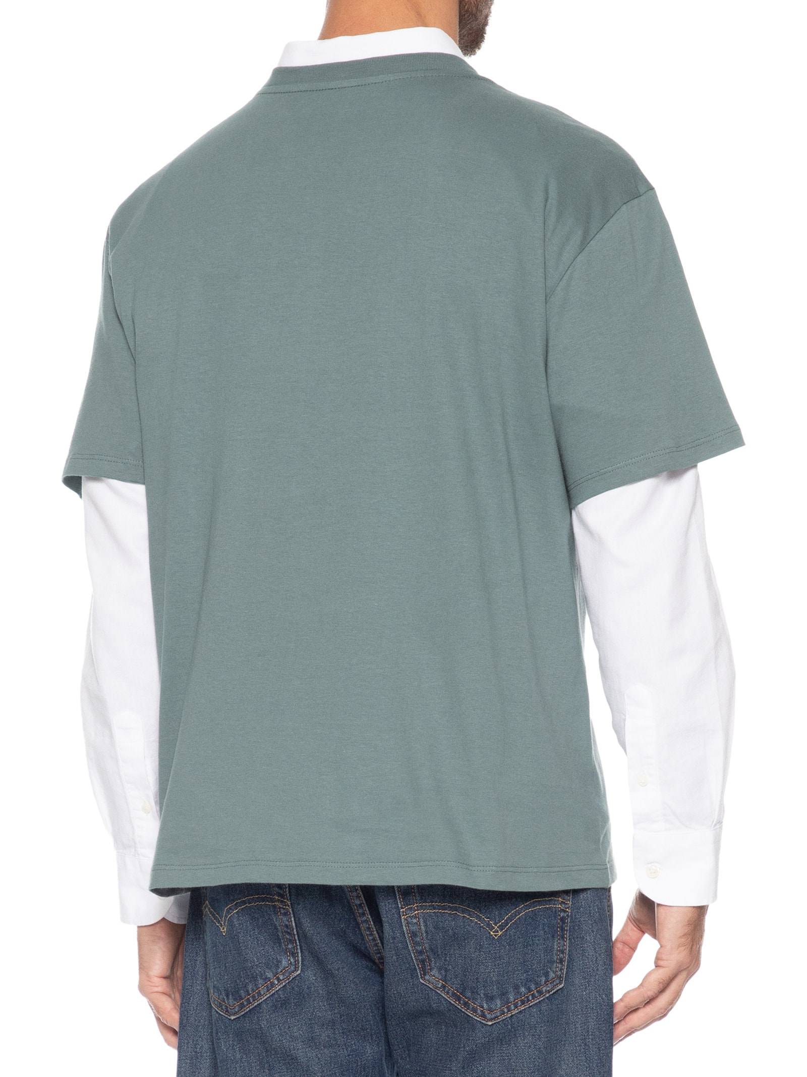 Camiseta Masculina Relaxed Fit Red Tab Vintage Verde Levi's