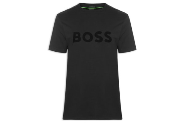 Camiseta Masculina Relaxed Fit Stretch Cotton Ts Iconic Logo - Preto