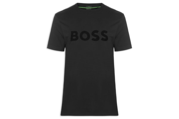 Camiseta Masculina Relaxed Fit Stretch Cotton Ts Iconic Logo - Preto