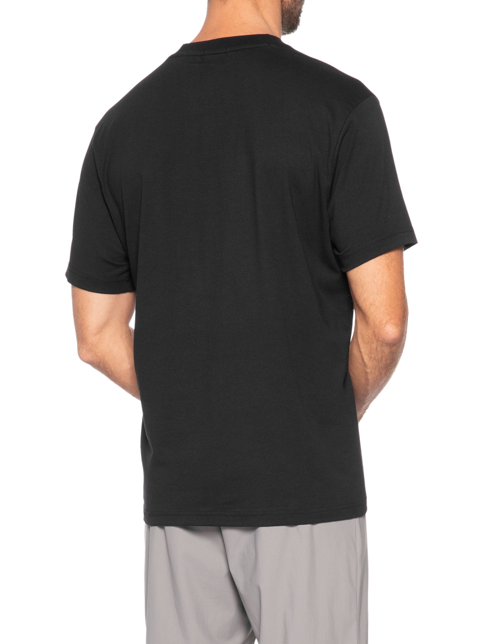 Camiseta Masculina Relaxed Fit Stretch Cotton Ts Iconic Logo Preto Boss
