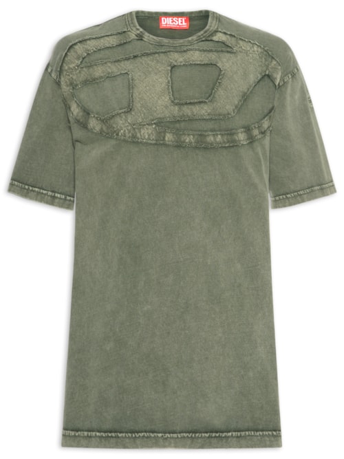 Camiseta Masculina Relaxed Fit T-Boxt-De - Preto