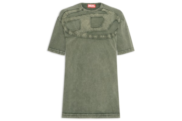 Camiseta Masculina Relaxed Fit T-Boxt-De - Verde
