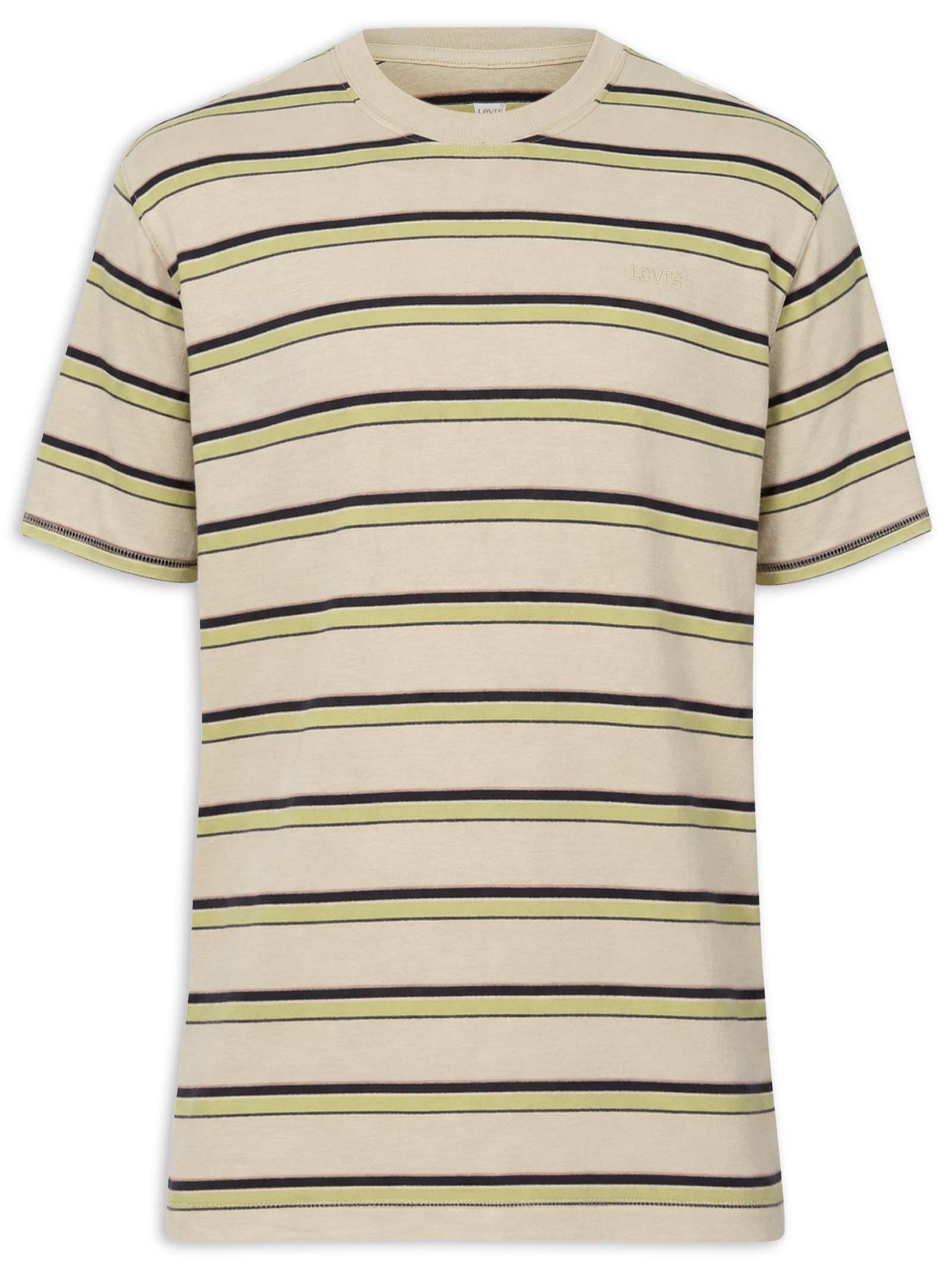 Camiseta Masculina Relaxed Fit Tab Vintage Bege Levi's