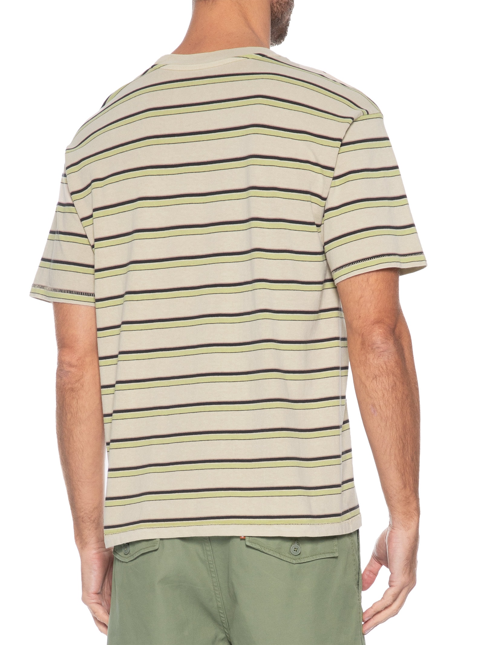 Camiseta Masculina Relaxed Fit Tab Vintage Bege Levi's
