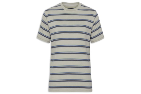 Camiseta Masculina Relaxed Fit Tab Vintage - Cinza