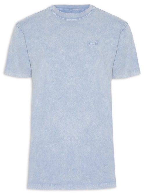 Camiseta Masculina Relaxed Fit Vintage Red Tab – Azul