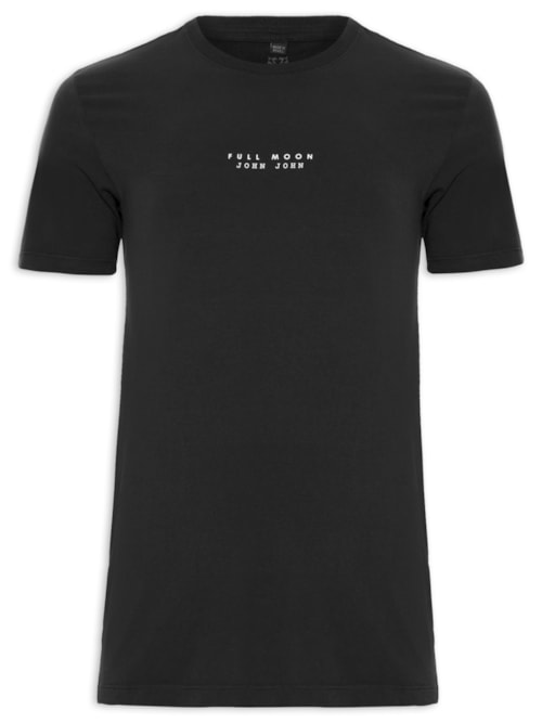 Camiseta Masculina Relaxed Full Moon – Preto