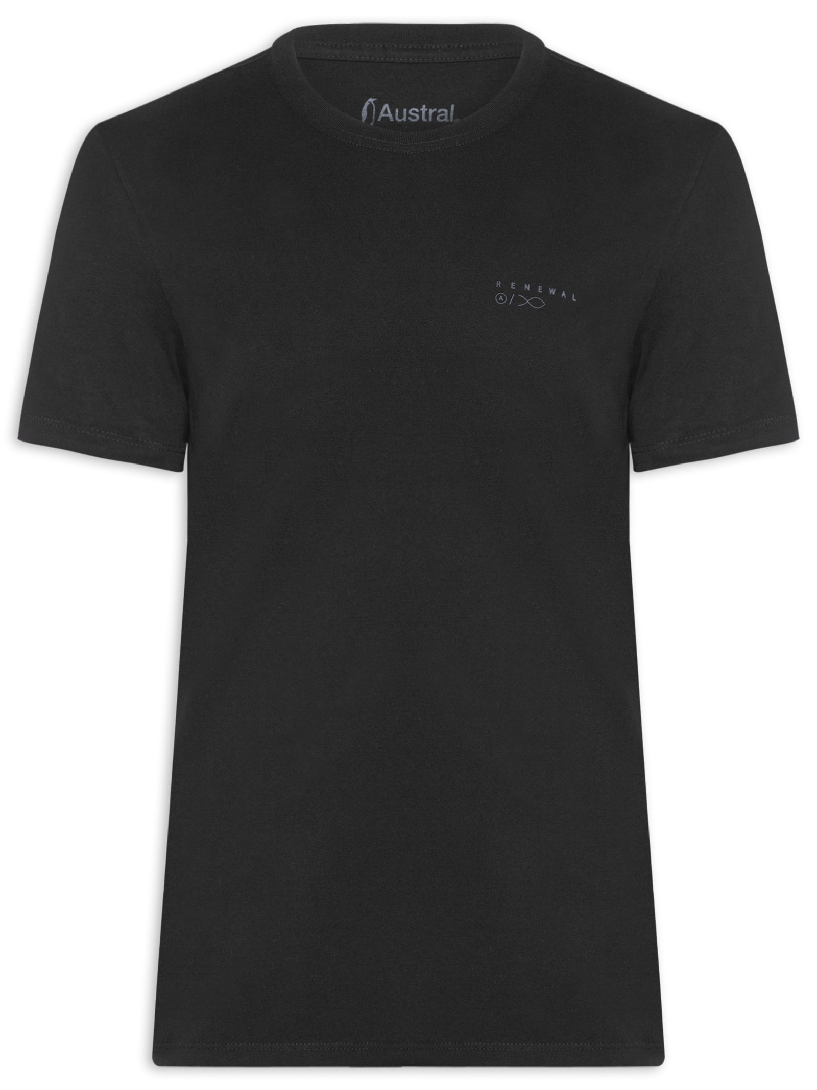 Camiseta Masculina Renewal Preto Austral