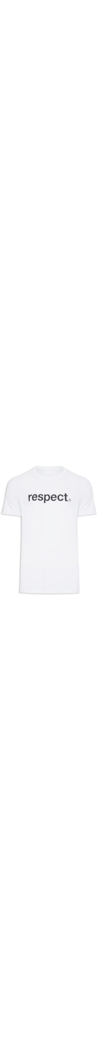 Camiseta Masculina Respect - Branco