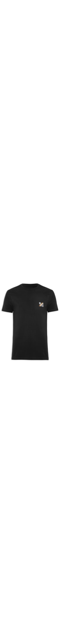Camiseta Masculina Retrô - Preto