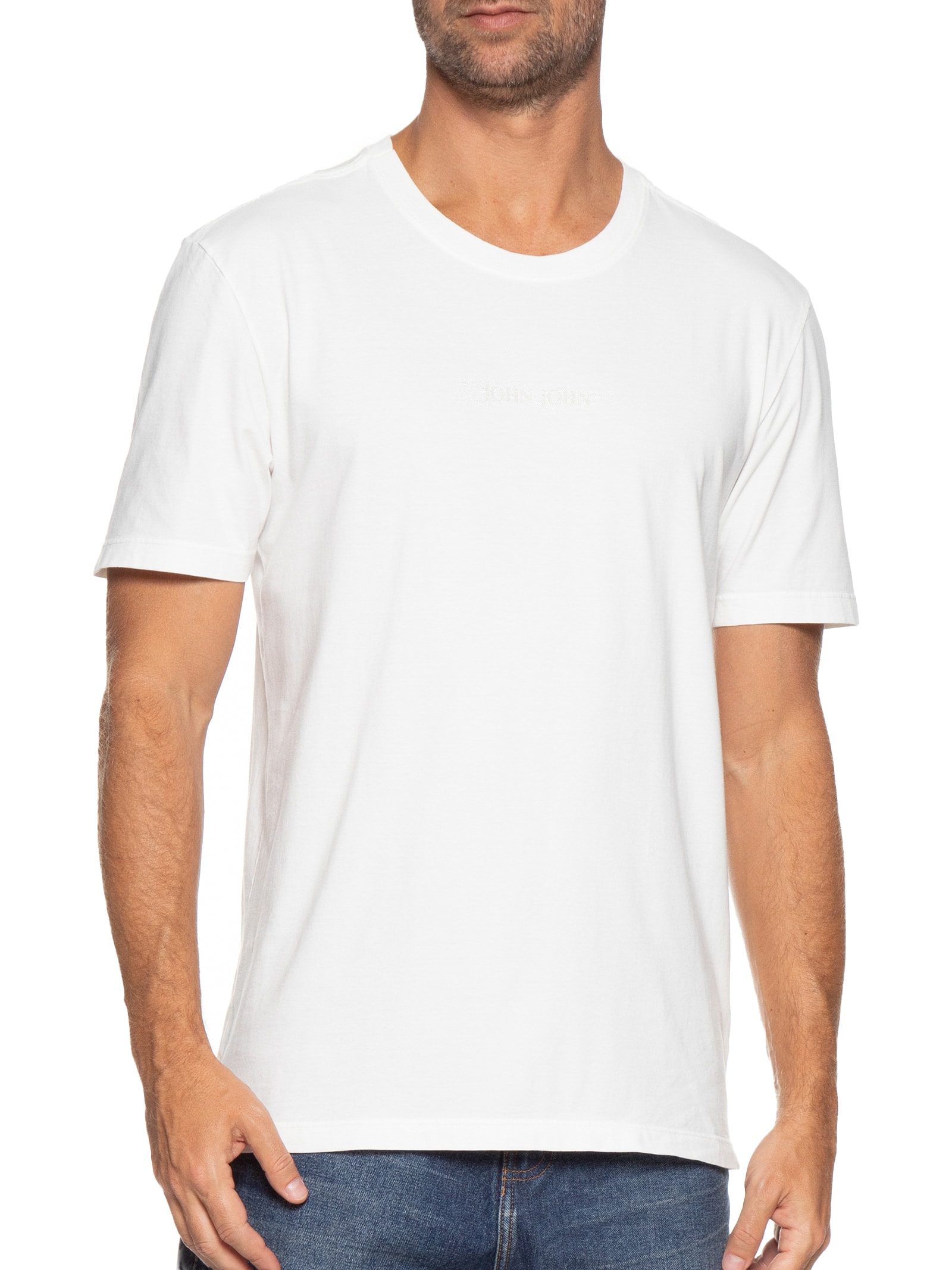 Camiseta Masculina Rg Clean Branco John John