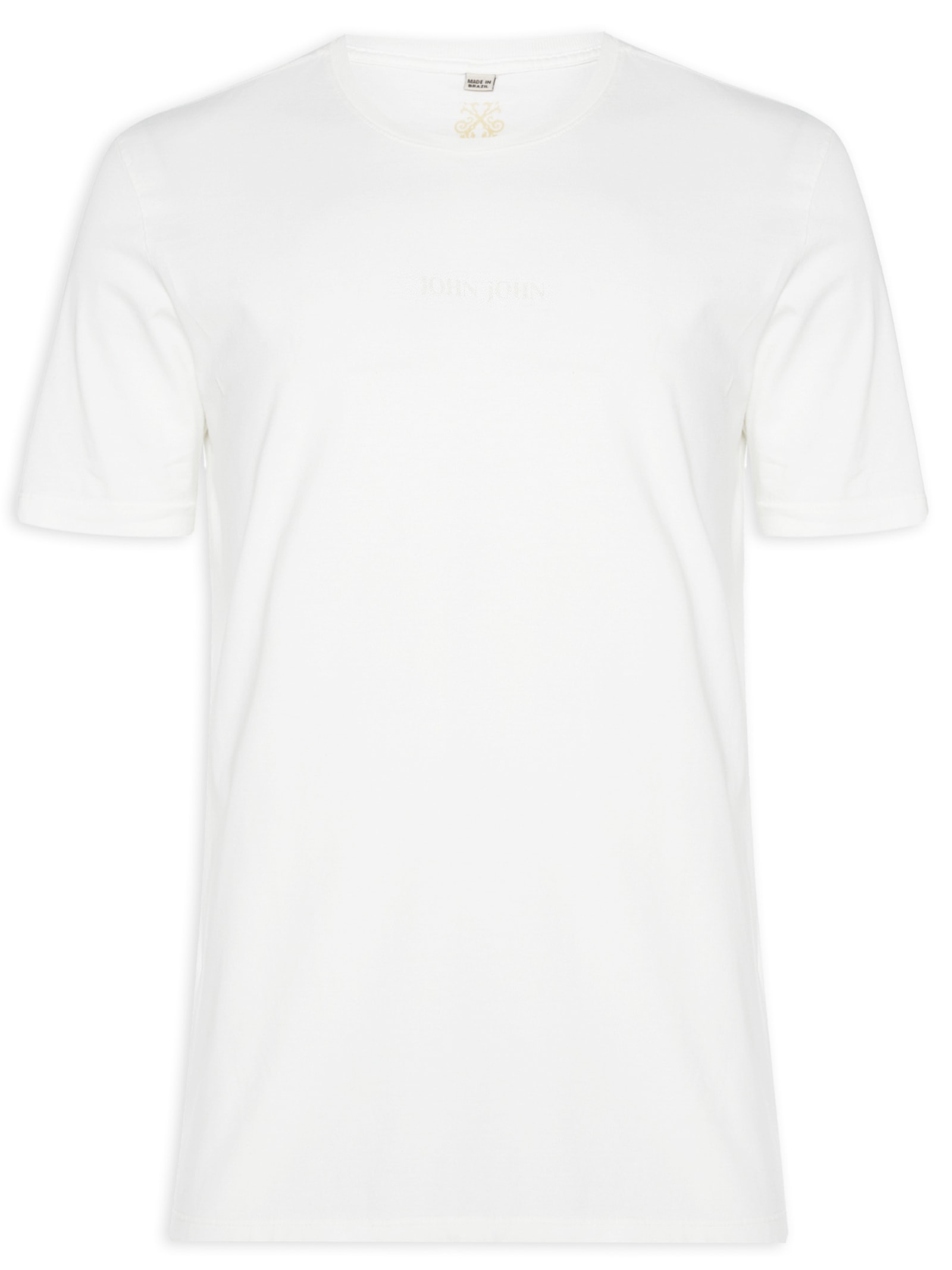 Camiseta Masculina Rg Clean Branco John John