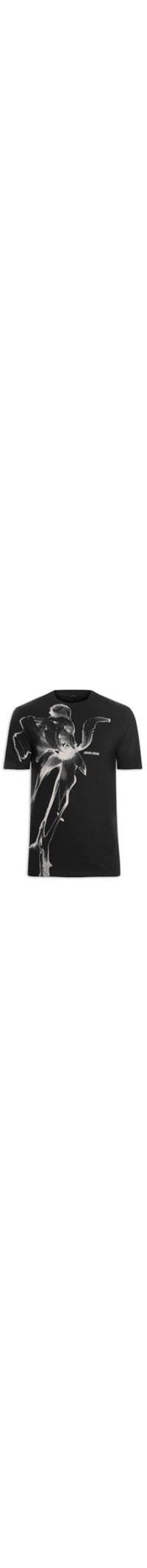Camiseta Masculina Rg Dark Flower - Preto