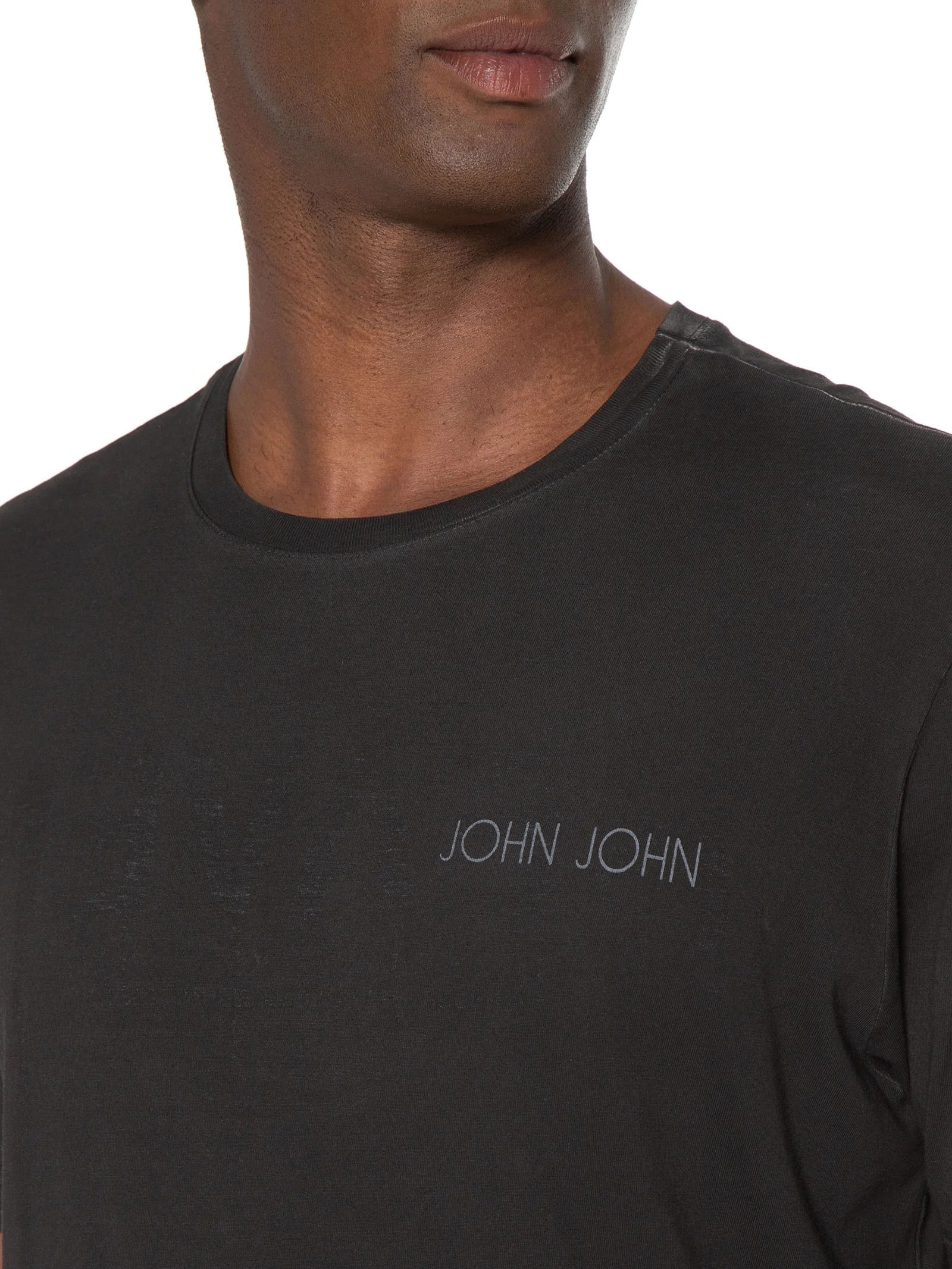 Camiseta Masculina Rg Jj Mike  Cinza John John
