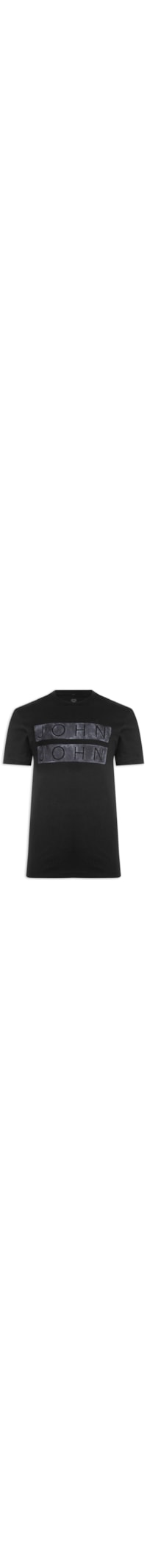 Camiseta Masculina Rg John 2 Plat - Preto