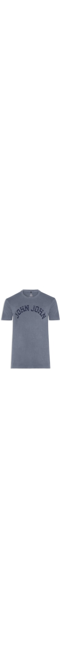 Camiseta Masculina Rg John Curve - Azul