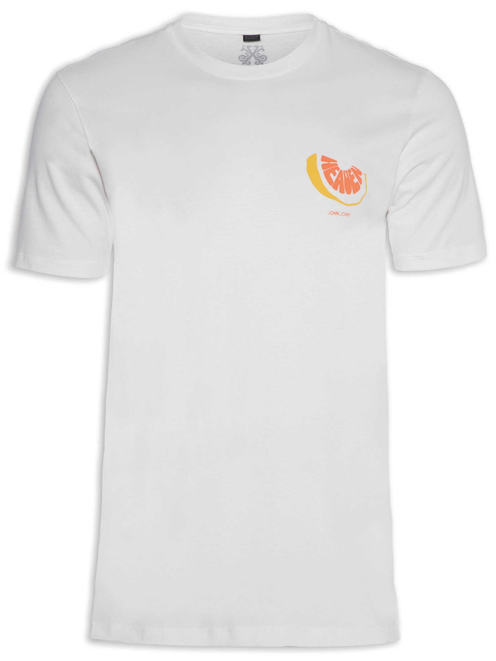 Camiseta Masculina Rg Orange Slice Off White John John