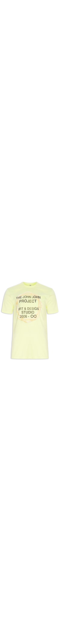 Camiseta Masculina Rg Project - Amarelo