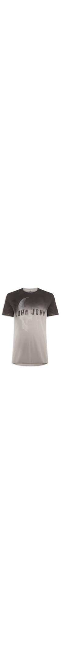Camiseta Masculina Rg Skull Points - Cinza