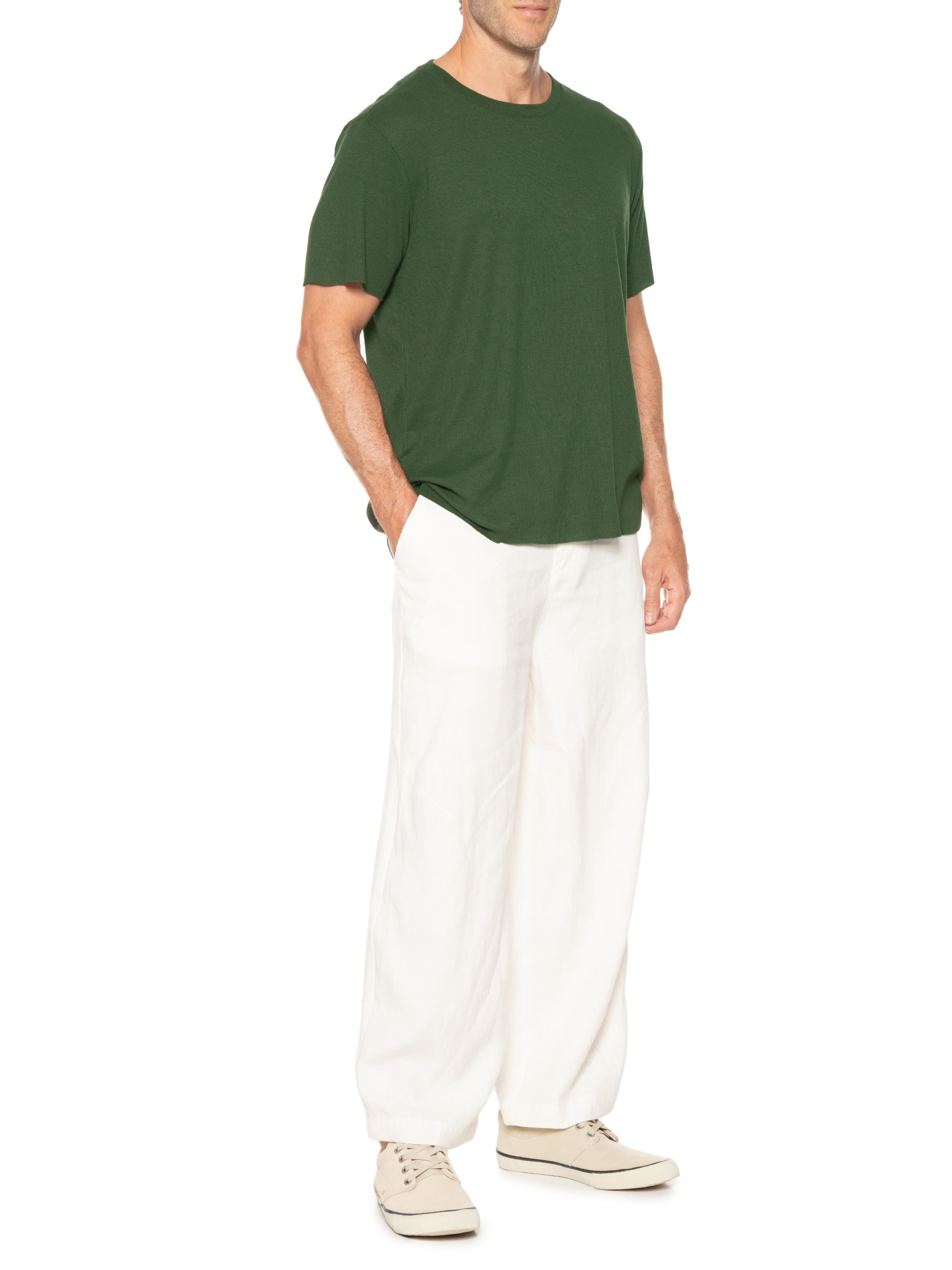 Camiseta Masculina Ribana Light Verde Osklen