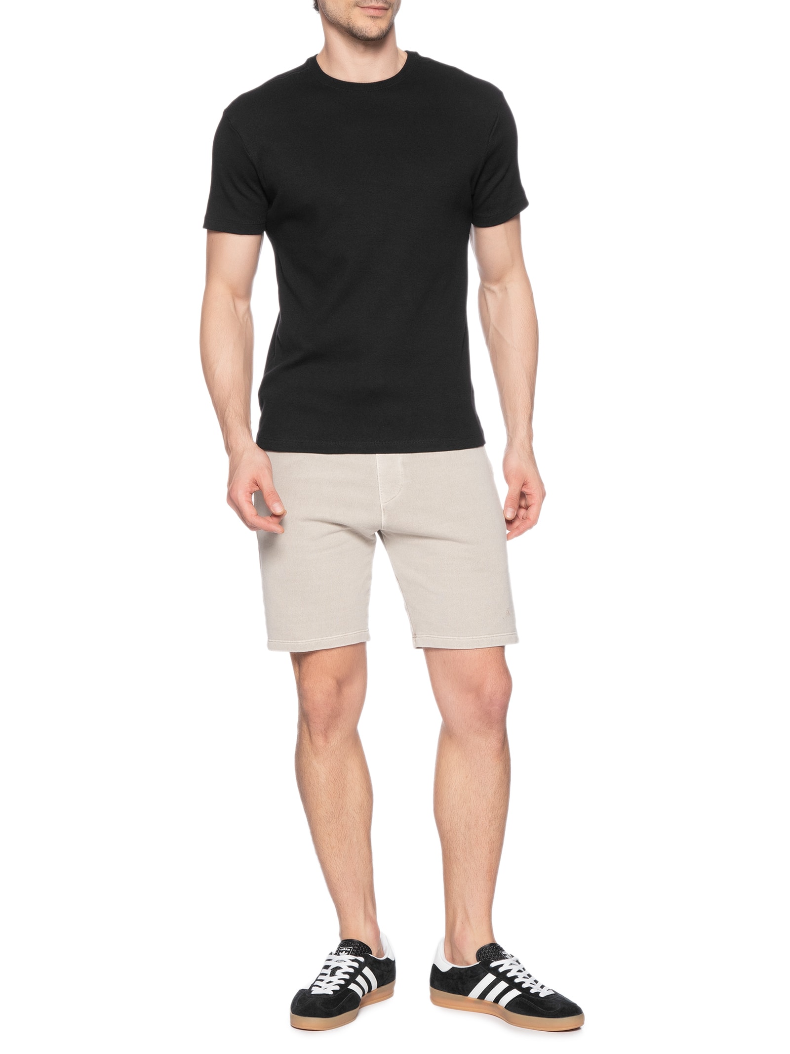 Camiseta Masculina Ribana Logo Monograma Preto Calvin Klein Jeans