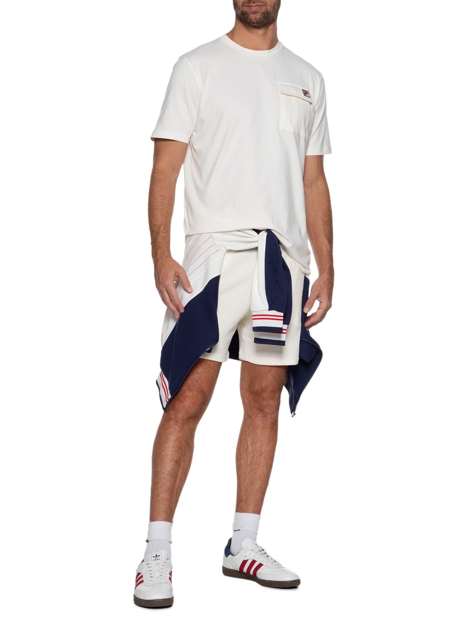 Camiseta Masculina Riggs Bege Fila