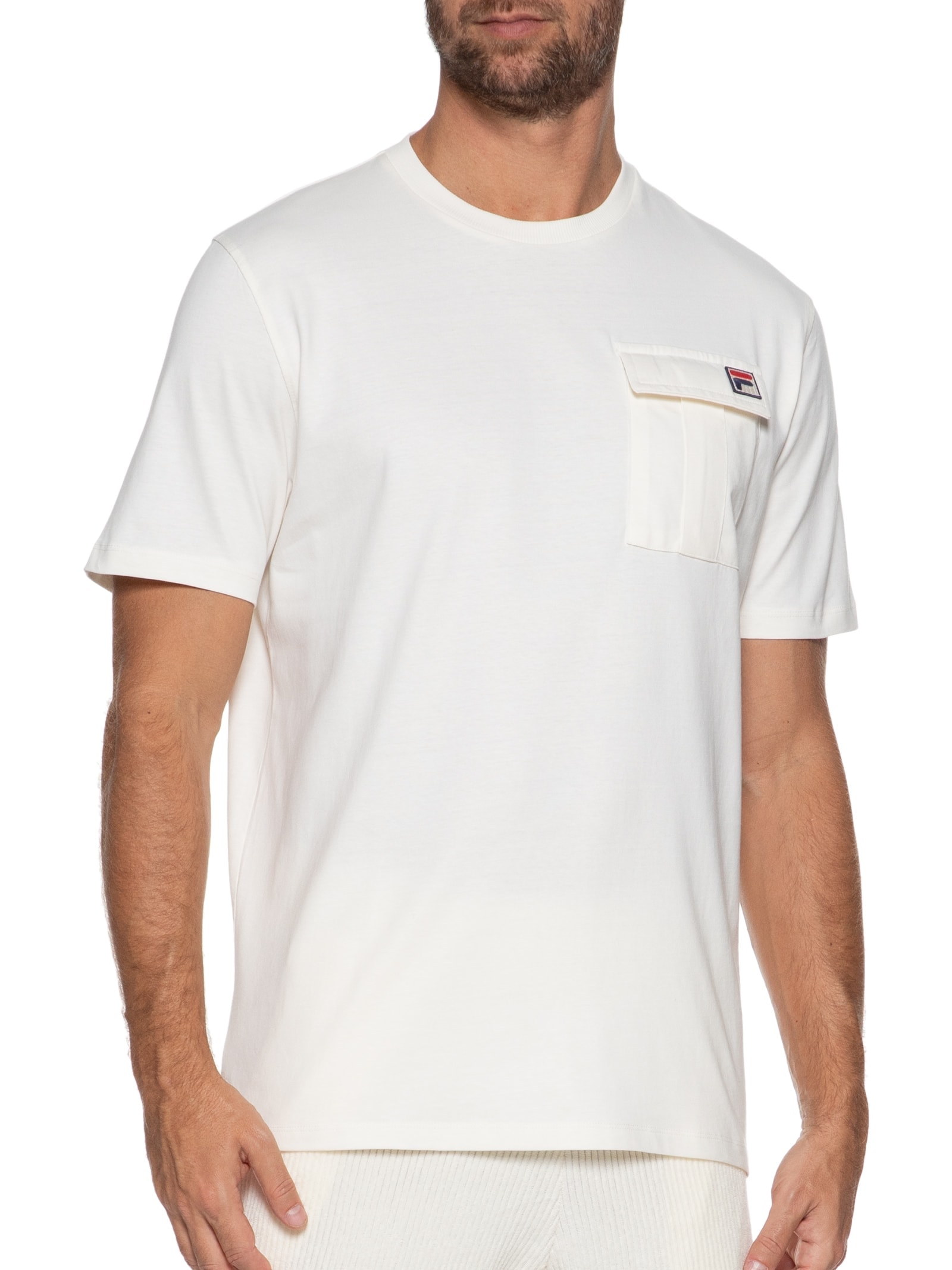 Camiseta Masculina Riggs Bege Fila