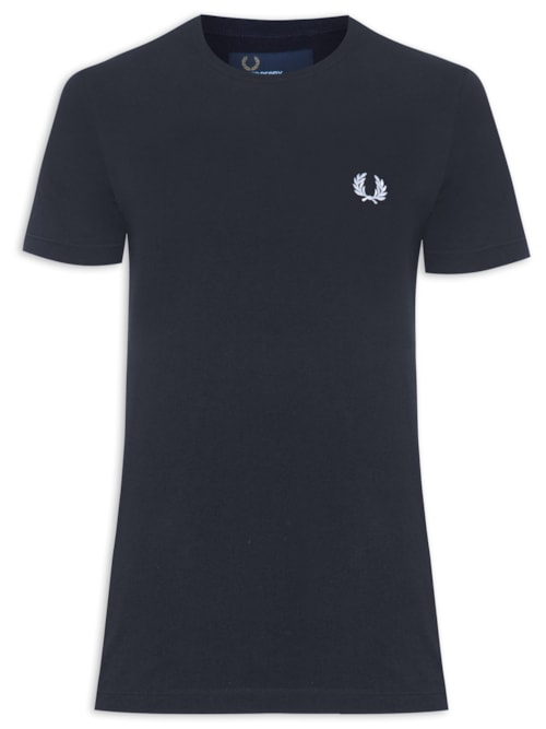 Camiseta Masculina Ringer – Azul