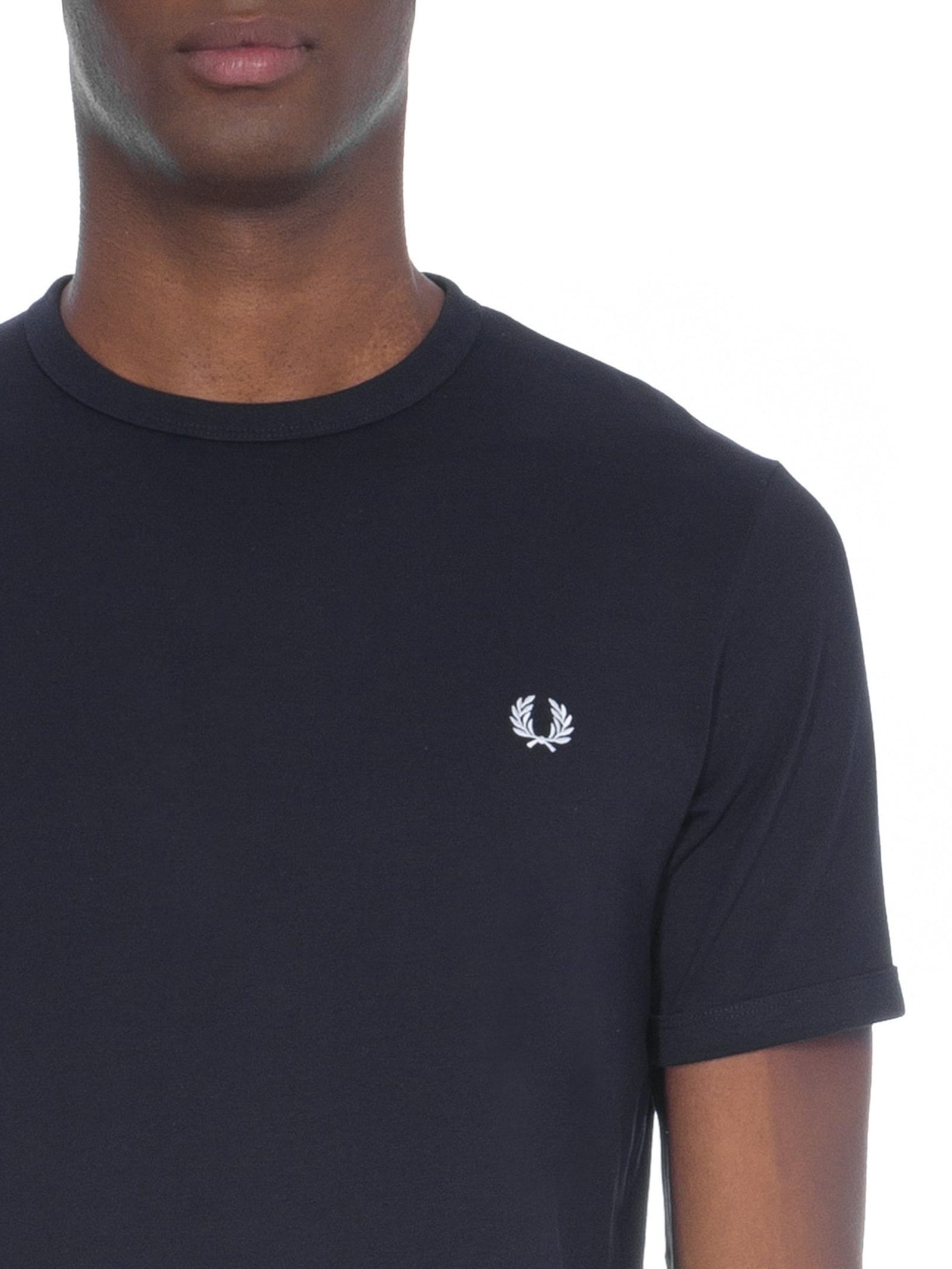 Camiseta Masculina Ringer Azul Fred Perry