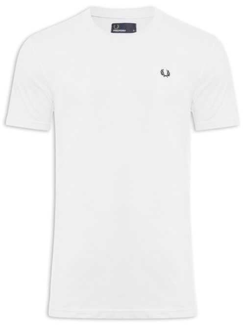 Camiseta Masculina Ringer – Branco