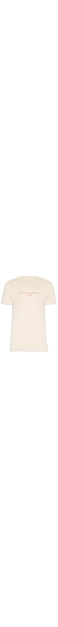 Camiseta Masculina Rio De Janeiro Calor - Bege