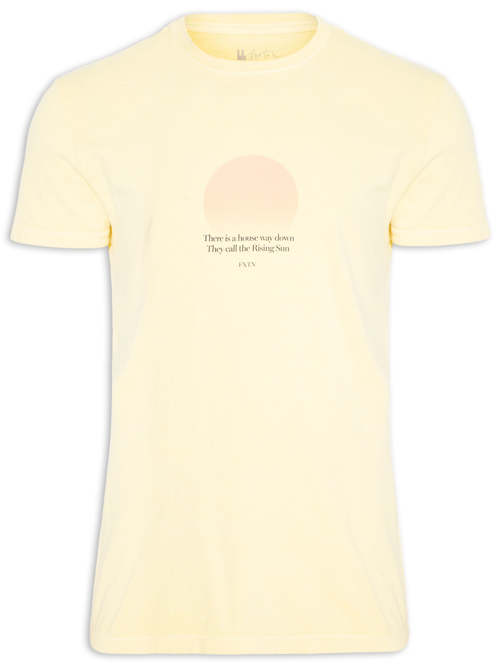Camiseta Masculina Rising Sun Amarelo Foxton