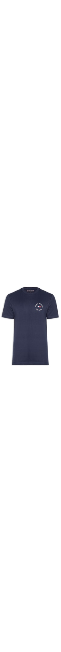 Camiseta Masculina Roundle Logo Chest Tee - Azul