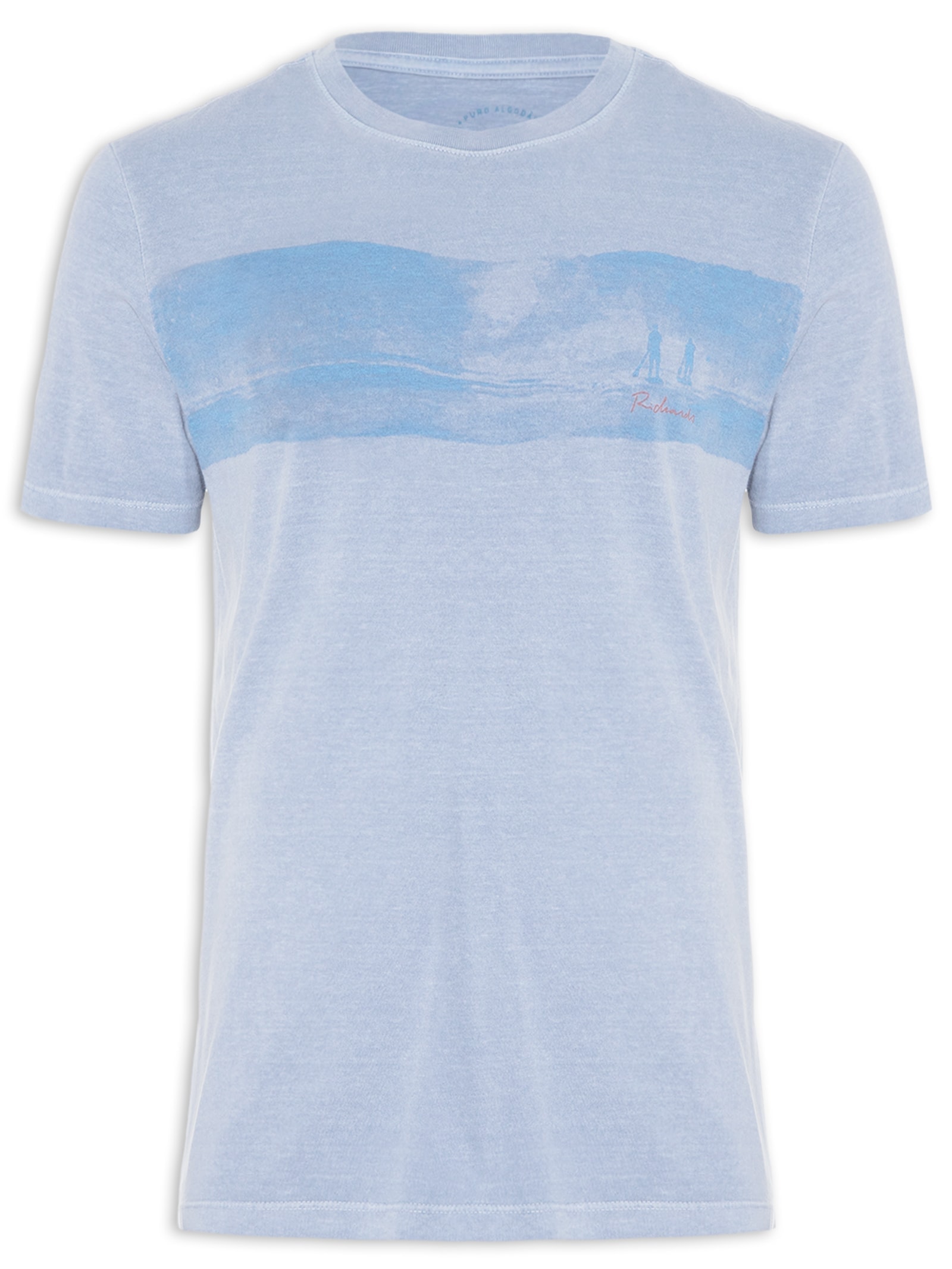Camiseta Masculina Rowing Surf Azul Richards
