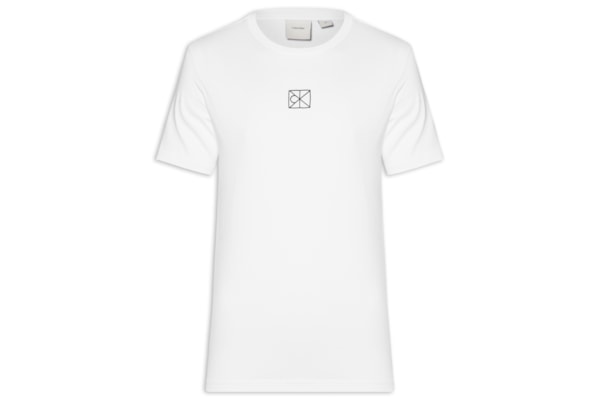 Camiseta Masculina Rubber Patch AOP - Branco